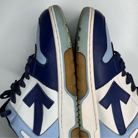 Men’s size 8 Off White Out Of Office low top Sneakers Blue Navy unc dunk 8US vtg main image 10